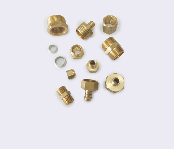 Accesorios para gas de lat&oacute;n / bronce trefilados. L&Iacute;NEA 2000 - 2100 - 2200 - 2300 - 2400 - 2500 - 2600 - 2700 - 2800